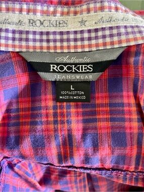 VINTAGE Rockies Jeanswear Women’s Rodeo Shirt - L